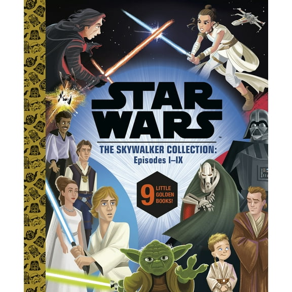 Pre-Owned Star Wars Episodes I - IX: A Little Golden Book Collection (Star Wars) (Hardcover) 0736441913 9780736441919