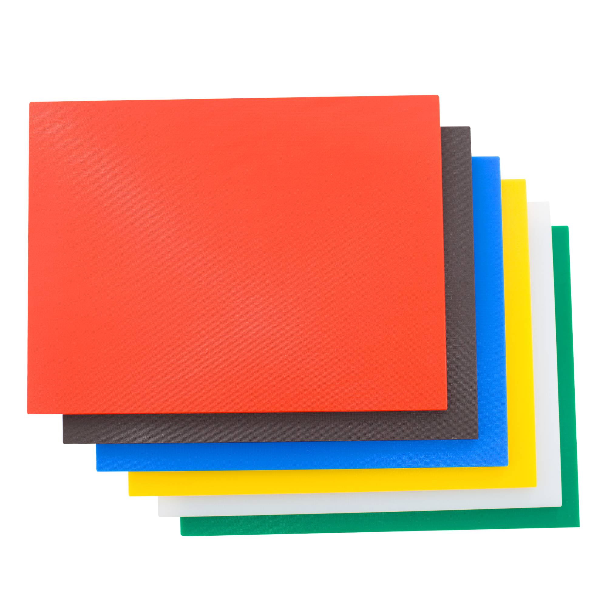 Choice 18 x 12 x 1/2 7-Piece Polyethylene Cutting Board Kit