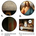 thumbnail image 3 of Designart "The Last Supper Of Today A Masterpiece" Spiritual Floater Framed Wall Decor, 3 of 7