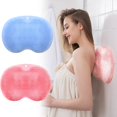 thumbnail image 1 of 2-pack shower back and foot scrubber, wall-mounted back scrubber silicone bath massage brush with suction cups, 1 of 5