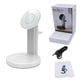 thumbnail image 3 of Moyic inalámbrico 3 en 1 para auriculares, estación de carga Qi ajustable de 15W, repuesto para Airpods, soporte de carga para Hotel Electrónica Plata, 3 of 8