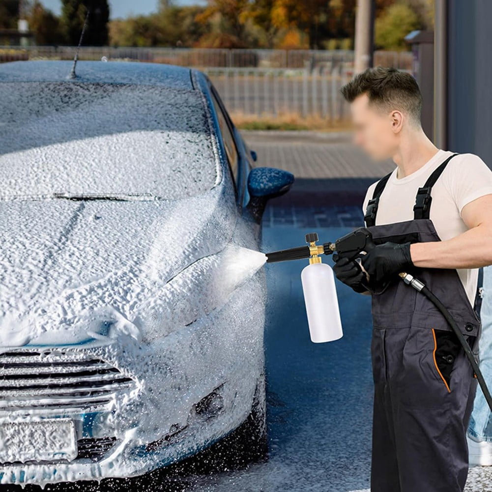 High Pressure Snow Foam Pot 1L Large Capacity Adjustable Angle Cleaning Tool