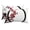 White, Red, Black, variant on Chaise Lounge Headrest Pillow 2 Pack, Cherry Blossom Waterproof Chair Pillows with Insert & Adjustable Elastic Strap for Beach Pool Recliner, Asian Japanese Red Plum Flower Outdoor Patio Pillow