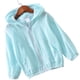 thumbnail image 5 of Abrigo para niños Chaqueta con capucha de algodón con protección solar para bebé niña niño, verde, 120 cm kenally AP001415-08, 5 of 7