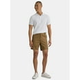 thumbnail image 3 of George Men’s & Big Men’s Stretch Twill Flat Front Shorts, 7” Inseam, Sizes 28-54, 3 of 5