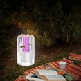thumbnail image 5 of Lámpara Para Matar Insectos Lámpara Tipo de succión Bug Zapper Trampa de insectos eléctrica recargable USB para verano al aire libre, 5 of 5