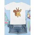 thumbnail image 3 of Squirrel Wearing A Dress T-Shirt Juniors -Image by Shutterstock,  x-Large, 3 of 4