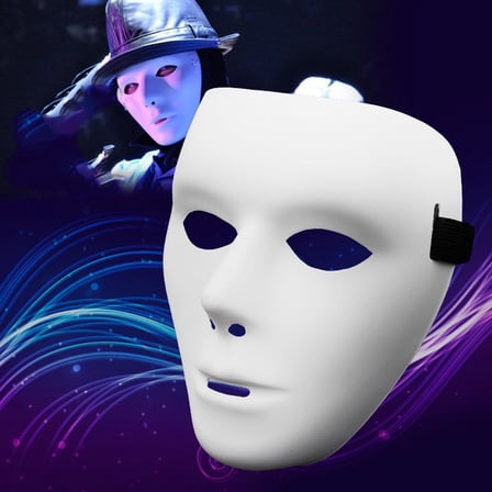 Duplair White mask 3D 11箱セット Darice 3/4 Face Craft Mask, Mens White, Matte Finish, Blank
