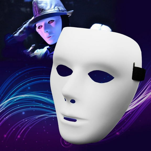 Tejiojio Halloween Pvc Mask Knight Dance Hip Hop Mask