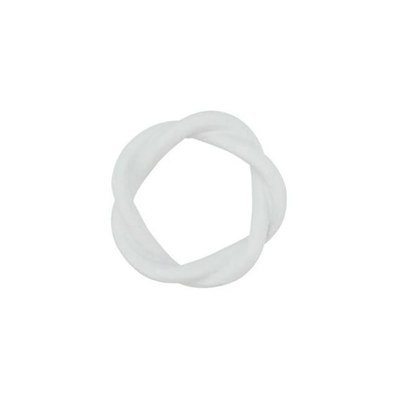 Twisted Resin Napkin Ring, White - Set of 4