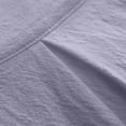 thumbnail image 3 of WRFWUL Mens Flax Linen Henley Shirt Half Sleeve Button Placket Casual Summer Breathable Lightweight Tunic Top, 3 of 7