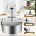 thumbnail image 5 of Hamburger Press,5.5 * 5.5 inch Round Burger Maker Press, Non Stick Patty Making molds are Suitable for Beef, Vegetables, Burgers and Cooking,BPA Free - Ideal for BBQ - Send Goods from Local Warehouse, 5 of 6