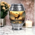 thumbnail image 6 of Yatskia Woodland Deer Urns For Human Ashes Adult Female & Male, Small Cremation Urns For Human Ashes, (Monar 10 Inch and 3 Inch), 6 of 8