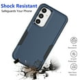 thumbnail image 5 of For Galaxy S23 FE 5G Case ,Sturdy Phone Case for Galaxy S23 FE 5G 6.4 inch ,Tiflook Shockproof Protection Heavy Duty Armor Hard Plastic & Rubber Rugged Bumper 2-in-1 Case Cover ( Blue ), 5 of 6