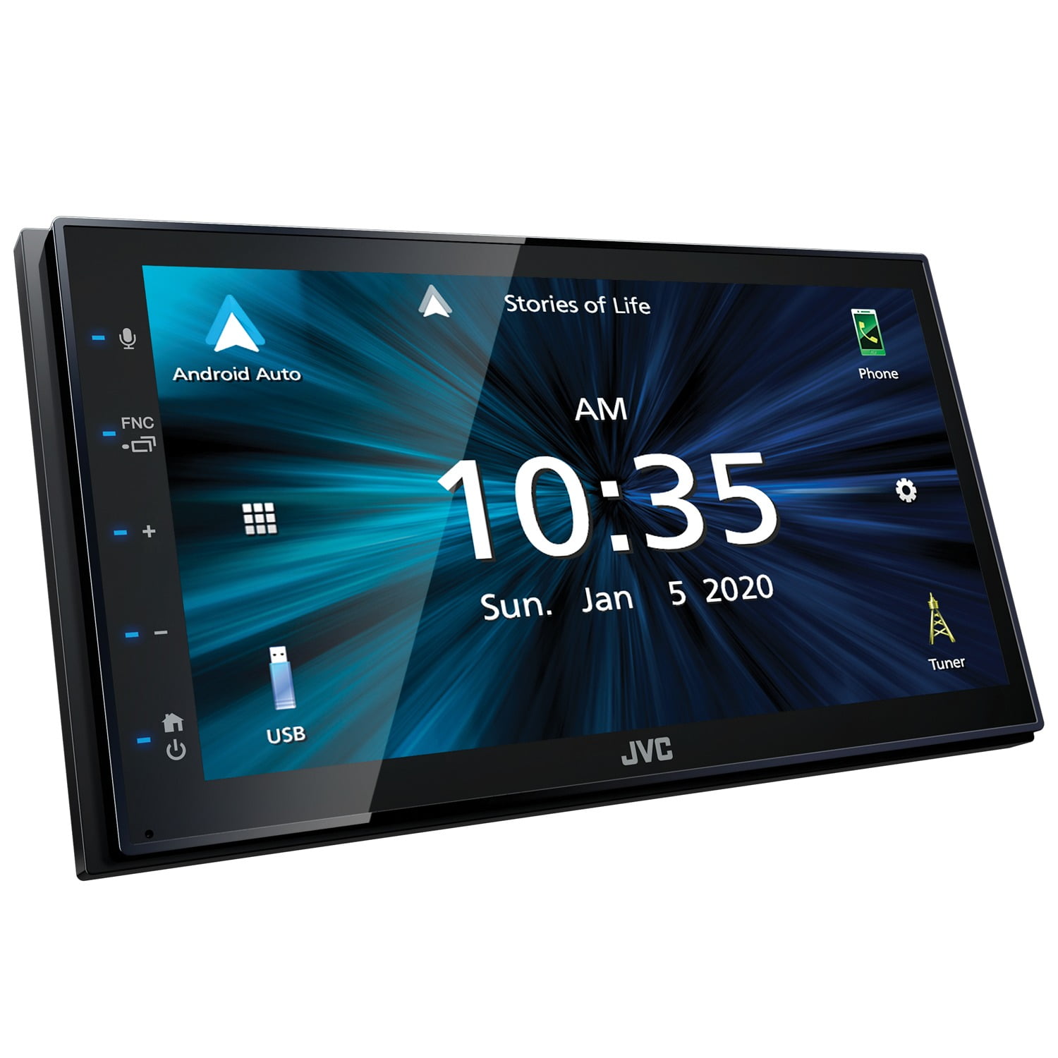 maatschappij mild Correctie JVC Mobile KW-M560BT 6.8" Double DIN In-Dash All-Digital Multimedia  Receiver with Bluetooth, Apple CarPlay, Android Auto, and SiriusXM Ready -  Walmart.com