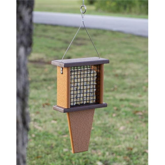 Made with High Density Poly Resin Tail Prop Suet Bird Feeder