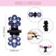 thumbnail image 5 of Pinzas para el cabello, 16PCS mini pinza para el cabello con diamantes de imitación de flores, pinza para el cabello brillante Bling Bling pequeña pinza para la mandíbula, para mujeres y niñas Vhermosa 223243-1, 5 of 6