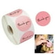 thumbnail image 2 of Billuyoard 500 Uds gracias para hornear etiqueta hecha a mano sellado adhesivo álbum de recortes regalo para hornear embalaje bolsa de papelería Decoración del hogar Rosado 1#, 2 of 6