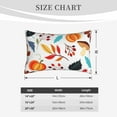 thumbnail image 6 of Fotbe Autumn Pumpkins Fall Leaves Pillow Cases - Envelope Closure - Luxury, Extra Soft, Cooling Pillow Covers - Wrinkle, Fade, Stain Resistant-14"x20", 6 of 9