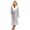 Grey, variant on Clearance! labakihah robes for women women winter plush lengthened shawl bathrobe home clothes long sleeved robe coat red