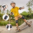 thumbnail image 3 of Kids/Adult Skateboard Elbow and Knee Pads Wrist Guard Protector 6 in 1 Protective Gear Set Ice Roller Skating Cycling Riding Scooter Skateboard Bicycle Inline Skating, 3 of 7
