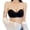 Black, variant on Womens Bras Solid Color Strapless Tube Top Wrap with Built-in Pads Massage Wireless Comfort Bra Blackļ¼One Size