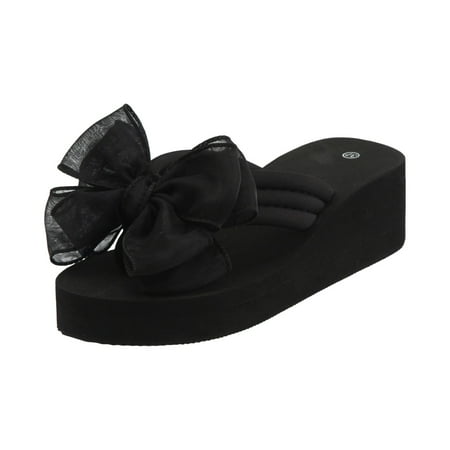 

New Plus Size High Heeled Sandals For Women Fashion Beach Women s Shoes Non Flip Flops For Women Women s Wedges 9 Shoes for Women Small Wedge Cute Wedges for Women Size 11 Womens Shoes Wedge Heels Tan
