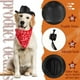 thumbnail image 2 of Disfraz de mascota Encell para perro vaquero, minisombrero de vaquera, bandana S, 2 of 3