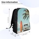 thumbnail image 4 of Fotbe Vintage Surf Van Beach Mochila de Viaje para Laptop, Mochila Ejecutiva Delgada y Resistente 15.6", 4 of 8