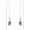 0-Moss Agate, variant on Infinity Gemstone Threader Earrings Long Chain Drop Earrings 925 Sterling Silver 12 Birthstone Birthday Jewelry Gifts for Women (Gift Box)