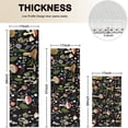 thumbnail image 4 of Red Mushroom Flower Black Pattern Kitchen Rugs Sets Of 3,Kitchen Runner Rugs Non Skid Washable,Decorative Kitchen Floor Mats for Kitchen,Sink,Laundry,17"x30"+ 17"x47" + 17"x59", 4 of 6