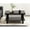 Black, variant on Kate and Laurel Foxford Modern Tiered Rectangle Coffee Table, 36 x 20 x 19, Walnut Brown, Transitional Rectangular Two-Tier Living Room Table with Storage Shelf and Resilient Wood Construction