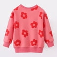 thumbnail image 5 of HCNTES Toddler Baby Girl Sweatshirt Long Sleeve Pullover 2T 3T 4T 5T 6T Kids Loose Tee Tops, 5 of 9