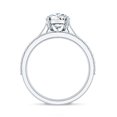 thumbnail image 2 of Rosec Jewels Certified Moissanite Wedding Ring Set - 2 Carat Engagement Ring with Enhancer - D-VS1 Grade, 14K White Gold, US 4.50, 2 of 8