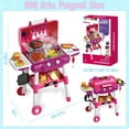 thumbnail image 5 of Kids Play Kitchen Toys,BBQ Play Grill Outdoor Play Food Toys Cooking Set for Toddlers 3-5,Birthday Gift for Boys Girls, 5 of 6