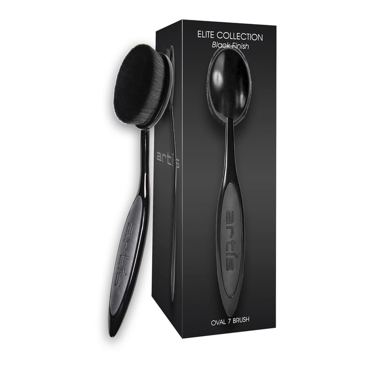 Artis Elite Collection Oval 7 Makeup Brush, Black, Liquid & Powder