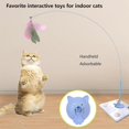 thumbnail image 4 of Meowmastery Toy, 2025 Interactive Cat Teaser Wand with Strong Suction Cup, Indoor Hunting and Chasing Toy for Cats, Exercise and Entertainment for Active Felines (Green), 4 of 7