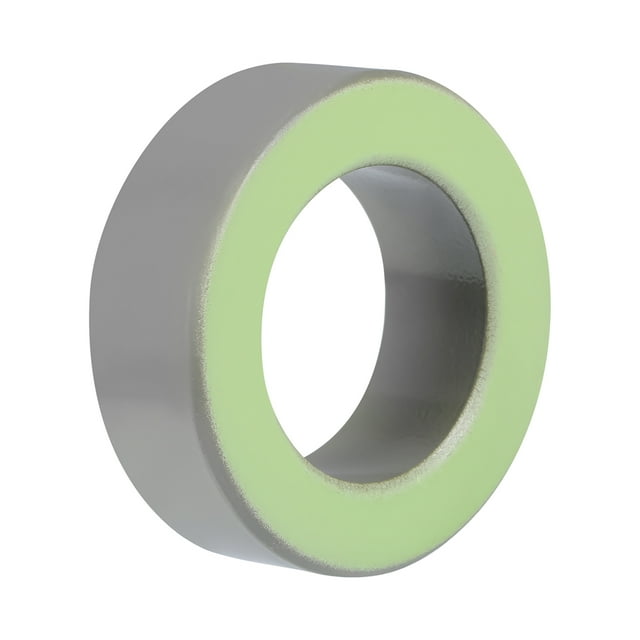 2Pcs 35.4 x 57.7 x 14mm Núcleos Toroidales de Polvo de Hierro de Ferrita Amarillo Blanco