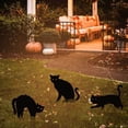 thumbnail image 6 of Halloween Decorations Outdoor, Set of 1 Black Cat Stakes Garden Decor Silhouette Stake Halloween Outdoor Statues, Yard Art Animal Halloween Decor for Lawn Patio, 6 of 7