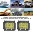 thumbnail image 4 of Foco De Emergencia, Resistente Disipación De Calor, Lámpara De Trabajo Para Automóvil, Alto Brillo, Resistente A La Intemperie, Par Impermeable, 4 Filas, 36 W, Para Vehículos, 4 of 7