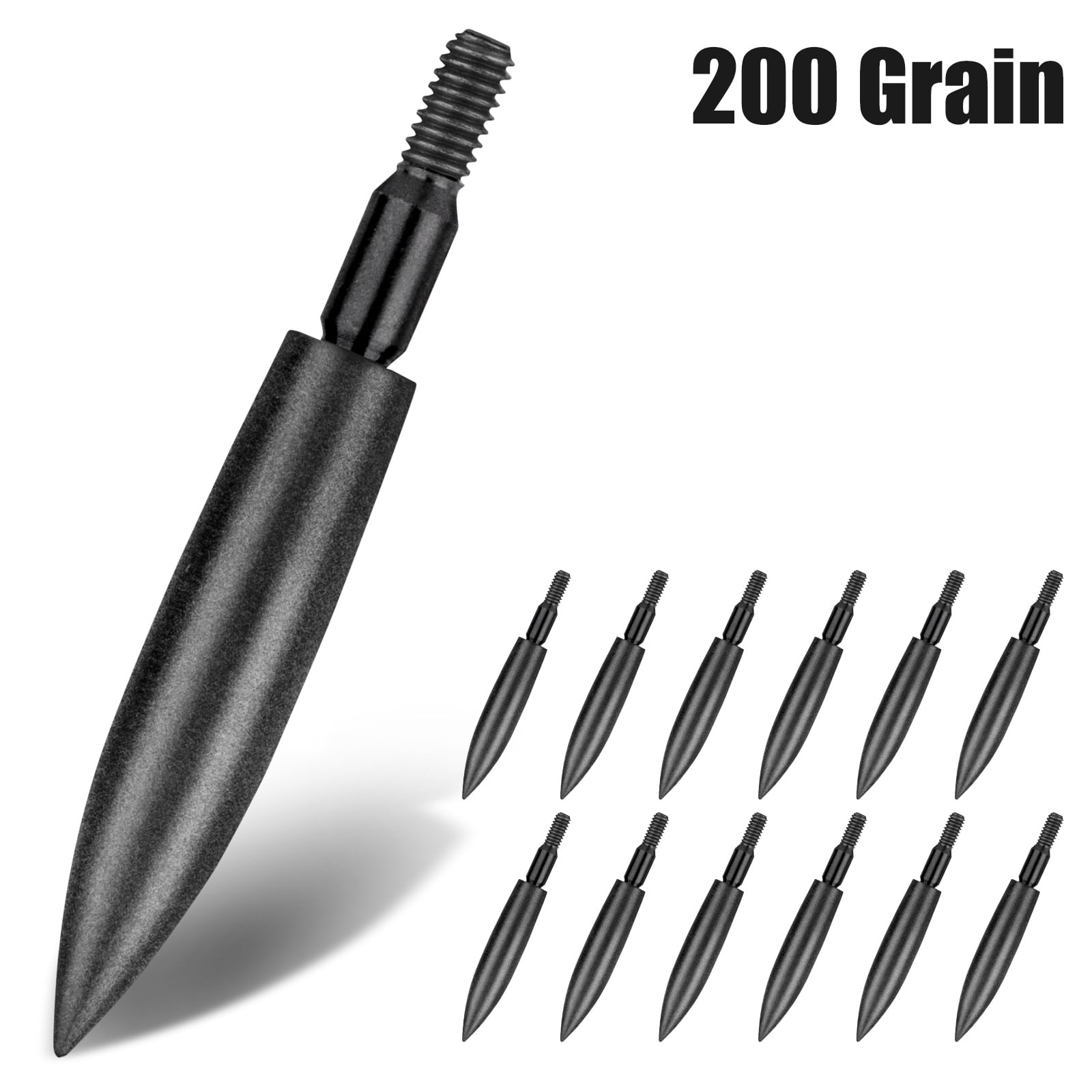 150Grain Archery Field Points Target Practice Broadheads for Bow Hunting 12 pack