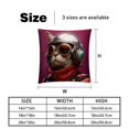 thumbnail image 5 of Cat Retro Chair Pillow Covers Set - Decorative Pillows Covers, Velvet Throw Pillow Cases with Unique Patterns for Home Decor, 16x16, 18x18, 20x20 Inches, 2 Pack - Great for Various Occasions., 5 of 6