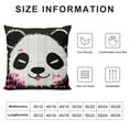 thumbnail image 5 of COMIO  Panda Pillow Covers, Panda Gifts for Girls, Panda Bear Gifts, Just a Girl Who Loves Pandas Pillow Case, Cute Panda Gifts for Panda Lovers, Panda Decor, 5 of 5