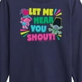 thumbnail image 3 of Trolls - Let Me Hear You Shout Poppy and Branch - Toddler & Youth Long Sleeve Graphic T-Shirt, 3 of 5