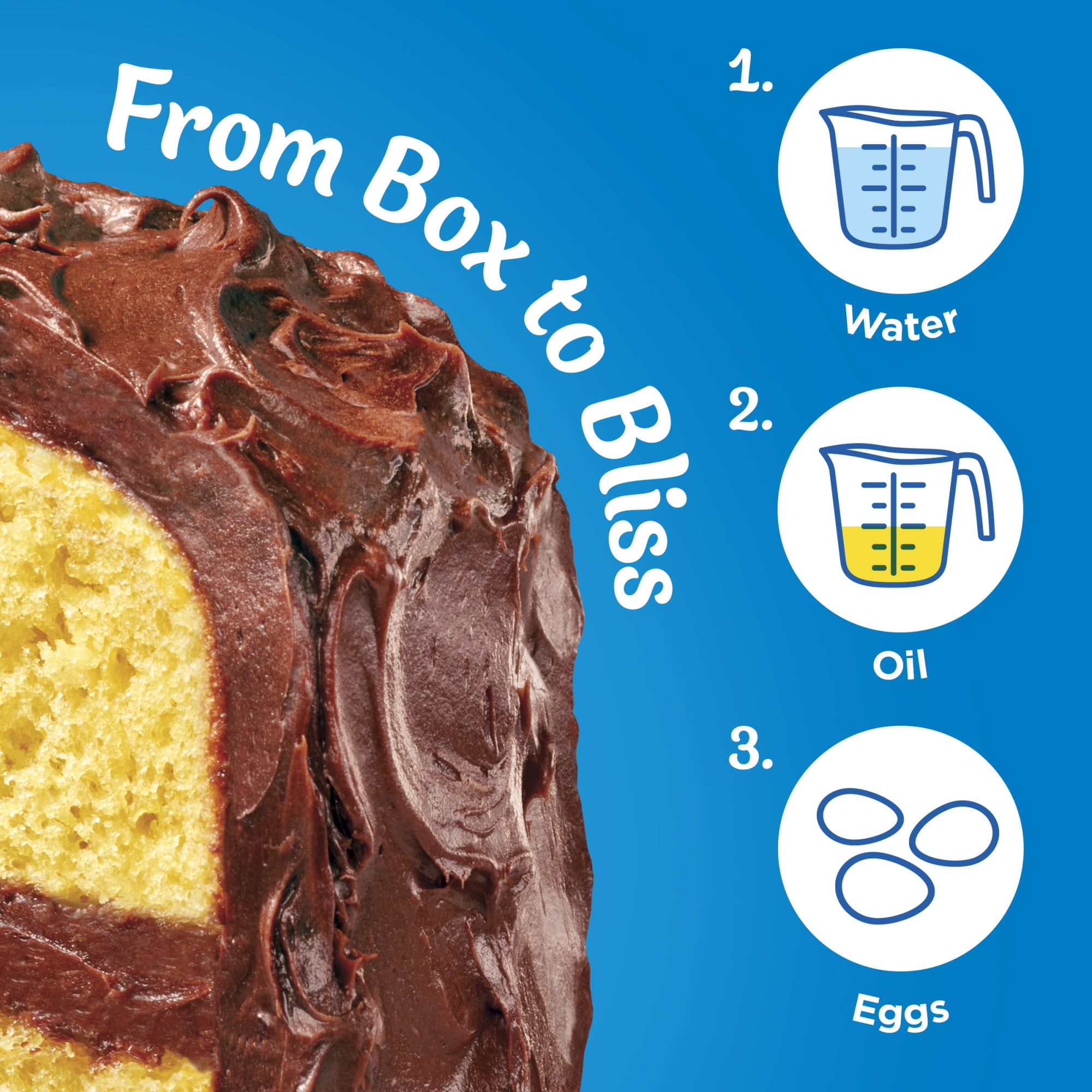 Pillsbury Moist Supreme Yellow Cake Mix, 15.25 oz Box