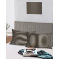 thumbnail image 5 of Vintage Brown Pillow Covers King Size 2 Pack, Ombre Abstract Minimalist Geometric Soft Bed Throw Pillowcases Breathable Cooling Long Lumbar Body Pillow Sham Cover for Bed Sofa 20''x36'', 5 of 7