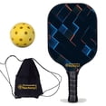 thumbnail image 1 of Pickleball Factory PB00059-9-C Best Pickleball Paddle - Push the Button Most Popular Pickleball Paddle - Pickleball Best Paddles Best Senior Pickleball Players, Carbonfiber Graphite, 1 of 1