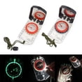 thumbnail image 2 of Luminous Compass with Mirror Multifunctional Waterproof Hiking Climbing Compass, 2 of 7