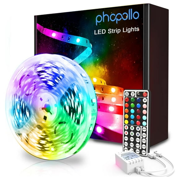 phopollo Tira de luces LED que cambia de color Flexible