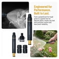 thumbnail image 5 of High Pressure Hose Nozzle, Heavy Duty Adjustable Metal Garden Hose Sprayer, Leak-Proof Jet Sweeper for Car Wash Lawn Patio Cleaning(1PC, Accessories ), 5 of 8